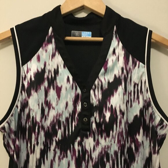 PGA Tour Abstract Pattern Casual Golf Tank Top - Picture 4 of 15